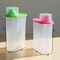 BPA-Free Food Storage Containers with Lid - Perfect for Storing Flour, Sugar, Grains, Rice, Cereals, and Baking Supplies for Better Kitchen Organization - Set of 3 in Green, Pink, and Yellow